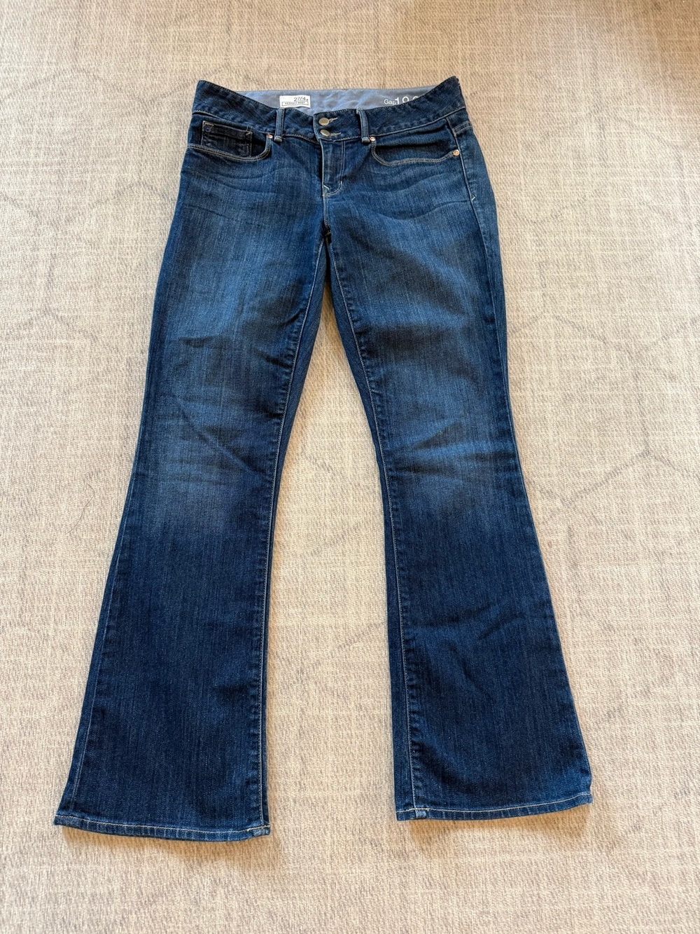 Gap 1969 Perfect Boot Jeans 27/4 Dark Wash Bootcut Denim